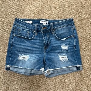 Vigoss Distressed Blue Jean Shorts